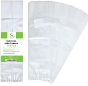 Mushroom Growing Bags Extra Thick 6 Mil 10