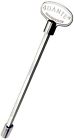 N-a Dante Products Chrome Universal Gas Valve Key Fireplace 0728028014648