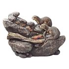 N-a Design Toscano Resin Curious Sea Otters Garden Huge 0846092023950