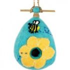 Dzi484007 N-a Dzi Handmade Designs Flower Bee Felt Free Shipping 0845964005049