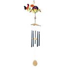 N-a Jewelrynanny Rooster And Flowers Metal Chimes With Gazing 0633232638262