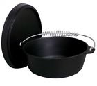 N-a King Kooker Seasoned Cast Iron Dutch Oven With 0081795560405