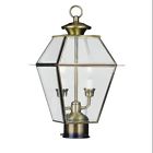 2284-01 N-a Livex Lighting Post Lights Outdoor Antique Brass 0847284004047 2284-01 N-a Livex Lighting Post Lights Outdoor Antique Brass 0847284004047