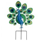 N-a Miles Kimball Peacock Lawn Stake By Maple Lane 0840853128458