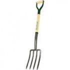 33284 N-a Mintcraft Four Tine Spading Fork With Wood Handle 0755625012500