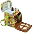526f N-a Picnic At Ascot Floral Cooler For Two Collection 0655644016148