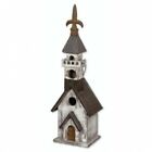 N-a Unbranded Vintage Garden Black And White Church Wooden 0257554118754