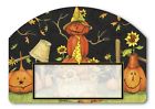 N-a Yard Designs Scarecrow Fall Halloween Magnetic Insert Address 0843259055175