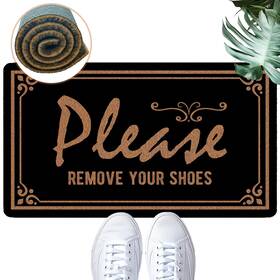 B0g4mdzpp1 Naniyihao Remove Your Shoes Welcome Funny Door Mat Front Rubber Mats For Outside