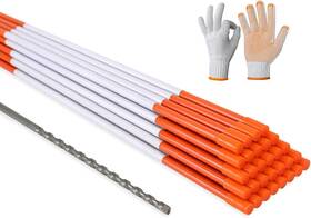 Dm0430 Nanopretty 30 Pcs Driveway Markers With 10.2 Inch Reflective Tape 48 Orange