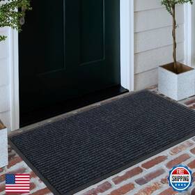 B0f89y26c4 Neiza Front Door Mat 60x36 Indoor Outdoor Low Profile Rubber Backing All-weather