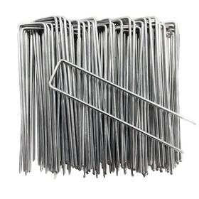 Nx-cpd-50 Ninxang Landscape Staples 6 Inch 50 Pack Garden Stakes Galvanized Lawn Stake U-type T