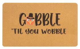 B0d4yxmddt Nocihah Thanksgiving Fall Turkey Welcome Door Mat - Indoor Outdoor 17x29 Inch
