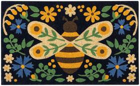 Ndm4167d Now Designs Bee Garden Doormat 18x30in Coir Fiber With Vinyl Backing Fade Ndm4167d Now Designs Bee Garden Doormat 18x30in Coir Fiber With Vinyl Backing Fade