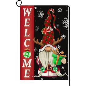B0dbknjm94 Npcswxq Welcome Christmas Garden Flags 28x40 Double Sided Winter New Year Holiday Farmho