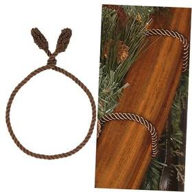 Dt1606a Oic Products Decorative Twist Ties 6 Pack 16 Inches - Hang Garland Lights And Brown