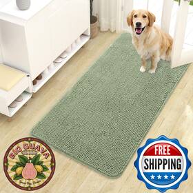 B0drj93x46 Olanly Dog Doormat 40x24 For Muddy Paws Absorbs Moisture/dirt Non-slip Washab