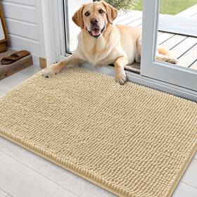 B0f1fs3m1k Olanly Dog Doormat For Muddy Paws 36x24 - Absorbent Non-slip Quick Dry