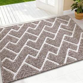 B0fsx8p3dl Olanly Front Door Mat Non-slip Rubber Backing Dirt Resistant Absorbent Washable