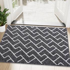 B0fsx9rv7v Olanly Front Door Mat Non-slip Rubber Backing Dirt Resistant Absorbent Washable