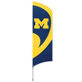 B000sknre8 Party Animal Ncaa Michigan Wolverines 8.5ft Tall Team Flag Weather-resistant