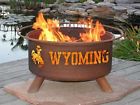 Patina University Of Wyoming Fire Pit In Natural Rust Collegiate New 830995002365