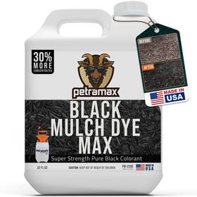 Petra 850029123682 Black Mulch Dye Spray Use With Petratools Sprayer To Refresh Fading Landscape