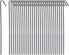 Pinnacle Mercantile 30 Pack Tent Stakes Metal Garden Edging Fence Hooks Pegs Chr Pinnacle Mercantile 30 Pack Tent Stakes Metal Garden Edging Fence Hooks Pegs Chr