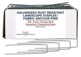 Pinnacle Mercantile 850021895372 Usa Made 100 Pack Garden Landscape 11 Gauge Galvanized