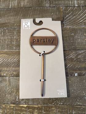 Place And Time 196981263555 Parsley Garden Decoration Stake