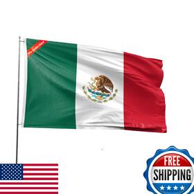 B0d92yfb41 Plaiei Double Sided Mexico Flag 3x5ft Mexican National Polyester Printed