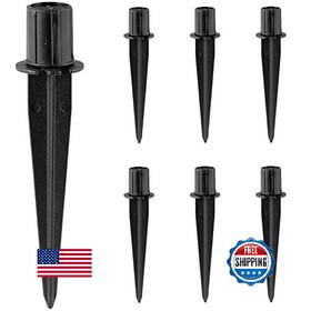 B09w93j1xb Pluxen Metal Stakes Solar Lights Replacement Spikes For Outdoor Garden Pathway