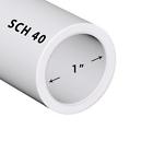 Premium Landscape Pool Spa Pvc Pipe Sch 40 1 Inch 1.0 Custom Length 8 Ft 086373501429