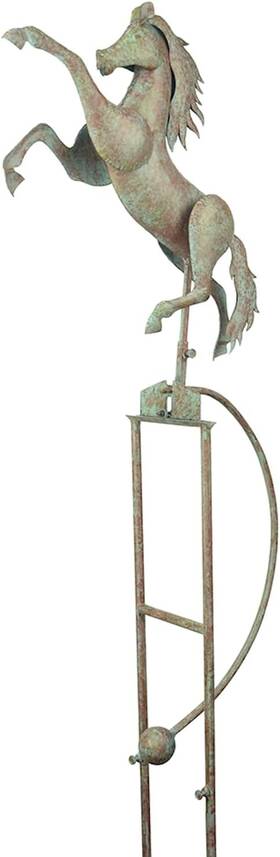 R34364 Red Carpet Studios Garden Art Wind Sculpture Balancer Rocker Stake 5ft Stallion R34364 Red Carpet Studios Garden Art Wind Sculpture Balancer Rocker Stake 5ft Stallion