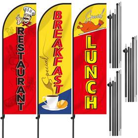 B0dgy2f3dv Remagr 3 Sets Breakfast Lunch Restaurant Advertising Feather Flags Kits With Banner Gro B0dgy2f3dv Remagr 3 Sets Breakfast Lunch Restaurant Advertising Feather Flags Kits With Banner Gro