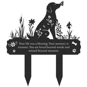Rng-a040450 Rngmsi Grave Markers For Cemetery Dog Metal Yard Rng-a040450 Rngmsi Grave Markers For Cemetery Dog Metal Yard