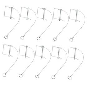 Ys-0036-10a Roauend Packs Trailer Coupler Pin 5/16 Inch Diameter X 2-3/4 Wire Lock 10
