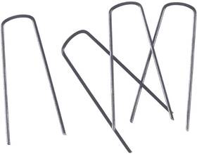 Rmg-ls4 Rocky Mountain Goods Landscape Staples - 4 Inch U Shaped Heavy Duty Garden Silver
