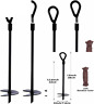 Rs1456 Ruisita Pack Ground Anchor Inch Heavy Duty Earth Augers Metal Rs1456 Ruisita Pack Ground Anchor Inch Heavy Duty Earth Augers Metal