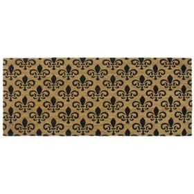 B00j0htdo8 Rubber-cal St. Germaine Fleur De Lis Door Mat 24 Inch X57 Heavy-duty All-weather