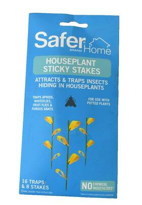 Sh5026 Safer Brand Home Houseplant Sticky Stake Insect Traps For Indoor Blue