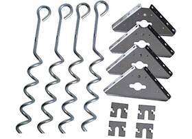 Asiak600 Shelterlogic Ak600 Arrow Earth Anchor Kit For Storage Sheds