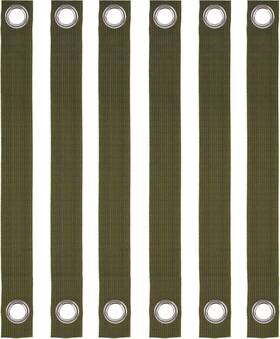 Sh020 Shitailu 6 Pack Of 16 Inch Tree Straps With Grommets For Guying/staking - Young Green Sh020 Shitailu 6 Pack Of 16 Inch Tree Straps With Grommets For Guying/staking - Young Green