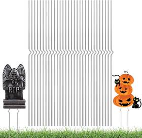 Mbdz001 Sidefusi 30 Pcs Halloween Tombstone Stakes 16 In Metal Yard Sign For Silver Mbdz001 Sidefusi 30 Pcs Halloween Tombstone Stakes 16 In Metal Yard Sign For Silver