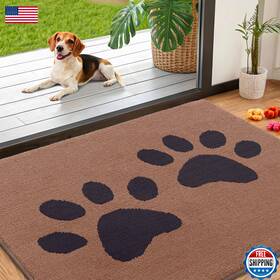 B0f28d1npr Smiry Dog Door Mat For Muddy Paws - Absorbs Moisture Dirt Low-profile Entrywa B0f28d1npr Smiry Dog Door Mat For Muddy Paws - Absorbs Moisture Dirt Low-profile Entrywa