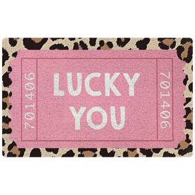 B0fq2mfg3g Snnder Trendy Retro Pink Leopard Doormat Preppy Girly Door Mat Indoor Outdoor O