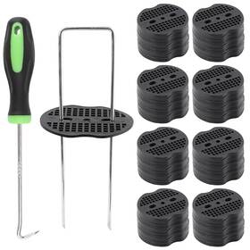 Us-uxdwgdp-124 Sopoloray 201pcs Garden Staples Plastic Buffer Washer Set Include Black Round Us-uxdwgdp-124 Sopoloray 201pcs Garden Staples Plastic Buffer Washer Set Include Black Round
