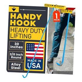 T&t Tools Hl30p T&t Heavy Duty Handy 30 Inch Hook 3/8 Rnd - Pump End 1