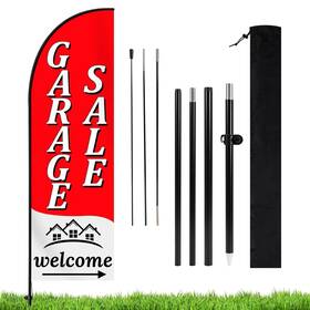 B0cg66d4ff Tainat Garage Sale Sign Feather Flag And Pole Kit 7.9ft - Eye-catching Banner B0cg66d4ff Tainat Garage Sale Sign Feather Flag And Pole Kit 7.9ft - Eye-catching Banner