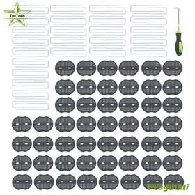 Pr6353196 Tectech 50 Pcs Galvanized Landscape Staples 6 Inch Gaskets And 1 Pick Hook Pr6353196 Tectech 50 Pcs Galvanized Landscape Staples 6 Inch Gaskets And 1 Pick Hook